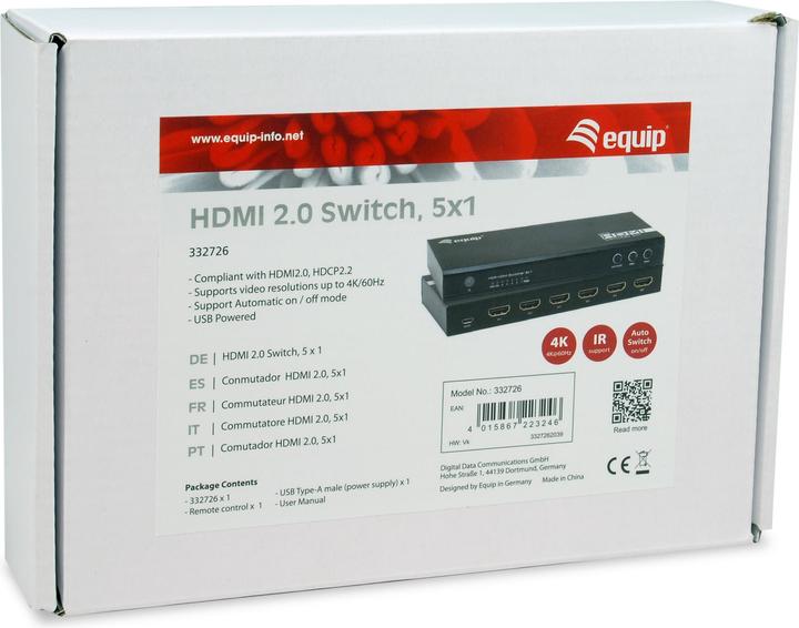 Produktbild equip HDMI Switch