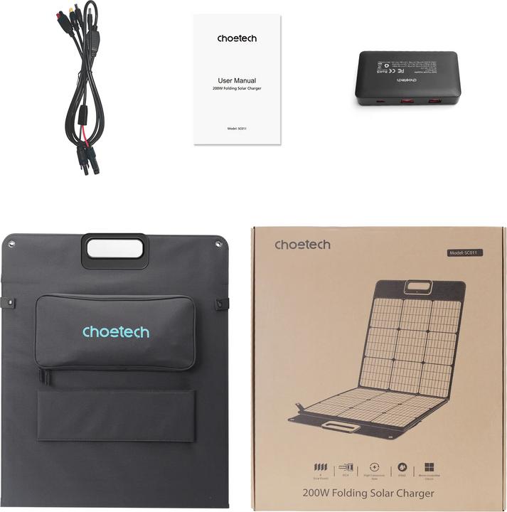 Immagine prodotto Choetech Pannello solare SC011 (200 W, 4.72 kg)