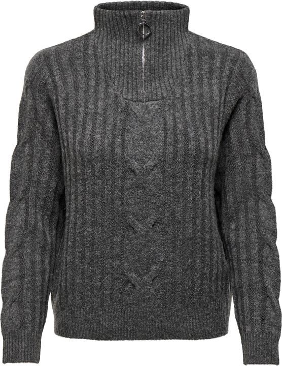 Produktbild JdY Reissverschluss-Zopfstrick- Strickpullover (L)
