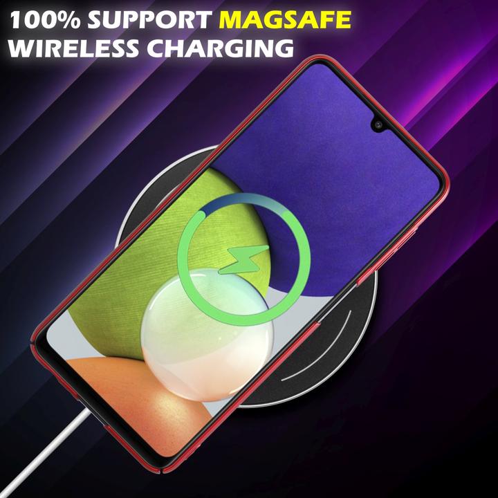 Actual product image Cadorabo HC Matte Metal Cover (Samsung Galaxy M22, Samsung Galaxy A22, Samsung Galaxy A32)