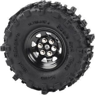 Immagine prodotto Rc4Wd Cerchi Stock Beadlock 0,7 Acciaio Nero, 4 pezzi