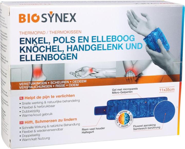Actual product image Biosynex Kalt Warm Kompresse 11x35cm Knöchel Ellenbogen Handgelenk (1 x, 1105 ml, 338 g)