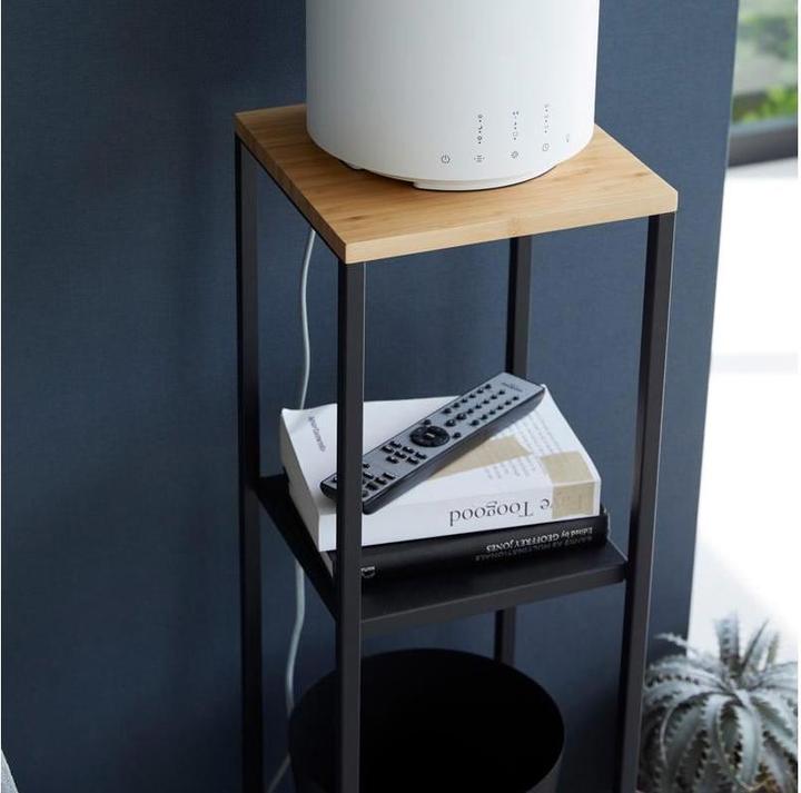 Produktbild Yamazaki 2-stöckiges Regal mit Holzplatte TOWER