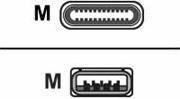 Actual product image Huddly USB cable USB Type A (M) to USB-C (M) (1.15 m, USB 3.2 Gen 1)