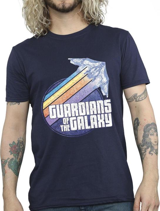 Produktbild Guardians of the Galaxy Badge Rocket TShirt (3XL)