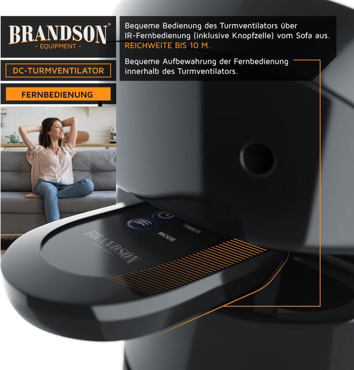 Produktbild Brandson Turmventilator (48 dB)