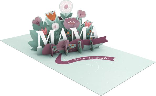 Actual product image Pop-up card - Mum, you're the best (1 pcs.)