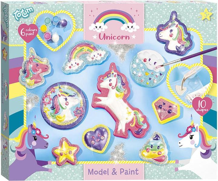 Image du produit Totum Licorne - moulage en plâtre et peinture