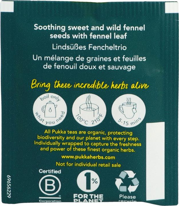 Image du produit Pukka Trois thés au fenouil (36 g)