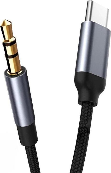 Produktbild Hermex USB-C zu AUX Adapter 0.5m AUX zu USB-C Kabel AUX Anschluss AUX Stecker (0.50 m)