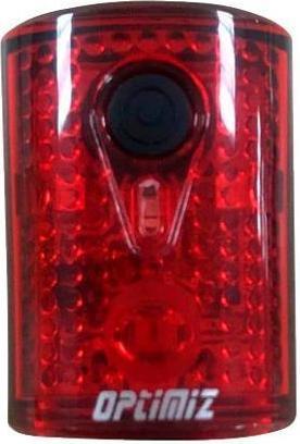 Optimiz USB-Rücklicht 15 Lumen 3 LEDs 4 Modi Sattelstützenbefestigung