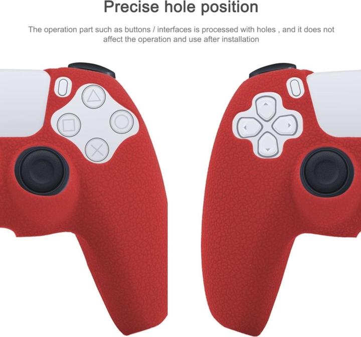 Produktbild König Design Schutzhülle für Playstation 5 PS5 DualSense Controller Schutz Silikon Case Neu (PS5)
