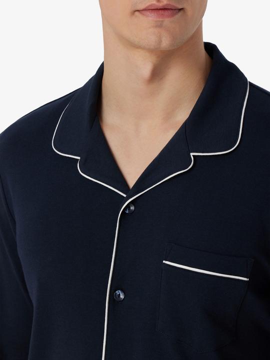 Produktbild Schiesser Pyjama "Fine Interlock" marine (XXL)