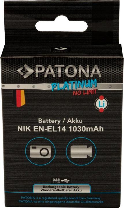 Actual product image Patona Platinum (Camera battery)