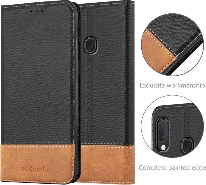 Immagine prodotto Cadorabo X-Wallet Copertura della tuta in ecopelle (Samsung Galaxy A20e, Samsung Galaxy A10e)