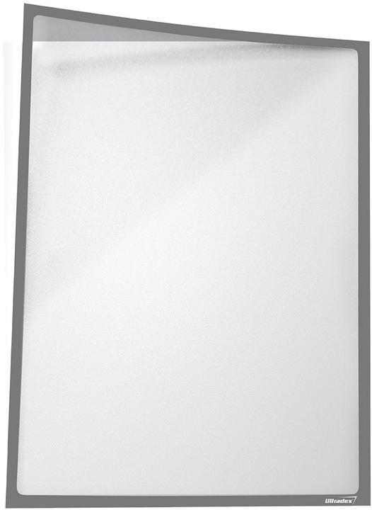 Produktbild Ultradex Infotasche magnetisch für DIN A4 312x225mm VE=25 Stück silber