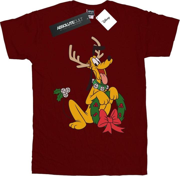Disney Pluto Christmas Reindeer TShirt Jungen
