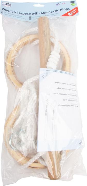 Image du produit small foot Trapèze avec anneaux de gymnastique