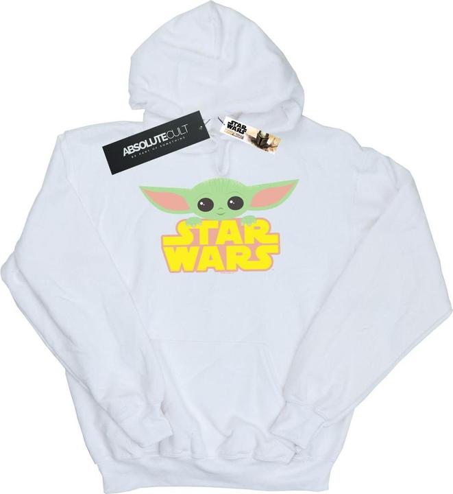 Actual product image Star Wars Boys The Mandalorian The Child And Logo Hoodie (104)