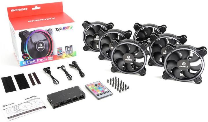 Actual product image Enermax T.B.Rgb (120 mm, 6 x)