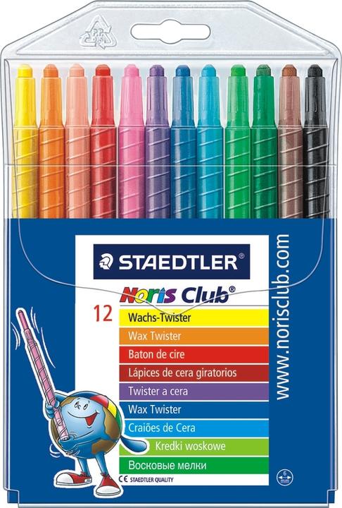 Actual product image Staedtler Noris 221 (e) (Pink, Yellow, Light blue, Light green, Peach, Orange, Blue, Red, Green, Black, Brown, Violet, 12 x)