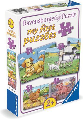 Produktbild Ravensburger Kinderpuzzle - 12004041 Kleine Bauernhoftiere - my first puzzle mit 2,4,6,8 Teilen - (8 Teile)