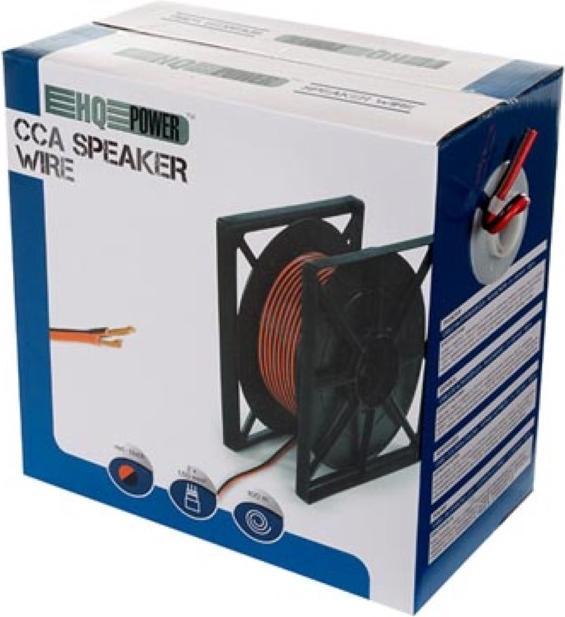 Produktbild Cables CCA-LAUTSPRECHERKABEL - ROT/SCHWARZ - 2 x 1.50 mm² - ROLLE 100 m (100 m)