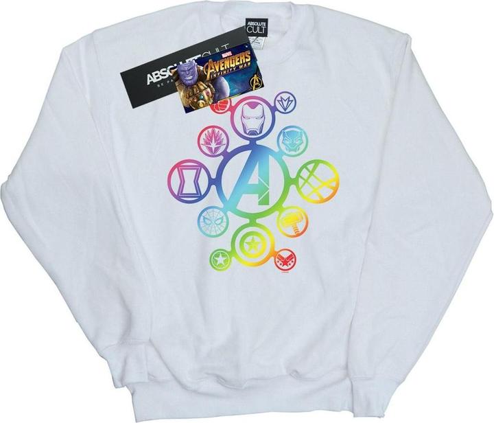 Produktbild Avengers Infinity War Rainbow Icons Sweatshirt Jungen (152, 158)