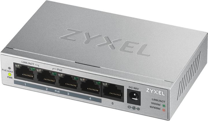 Immagine prodotto Zyxel Switch GS1005-HP (GS1005HP-EU0101F) (5 Porti)