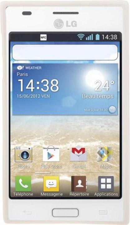 Produktbild König Design Schutzhülle TPU Punkte Case für Handy LG Optimus L5 / E610 (Optimus L5)