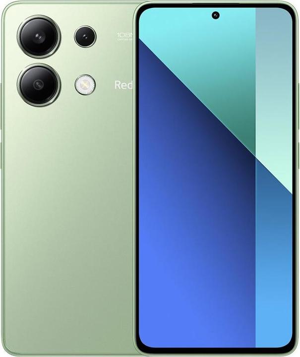 Produktbild Xiaomi Redmi Note 13 (256 GB, Mint Green, 6.67", Hybrid Dual SIM, 108 Mpx, 4G)