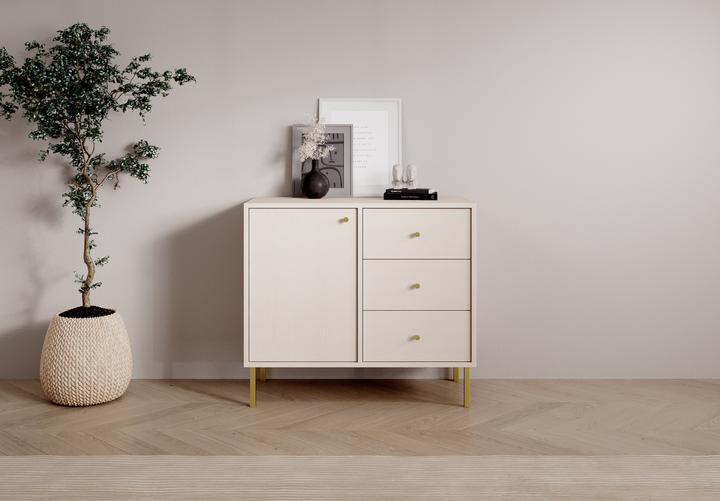 Image du produit ADRK Furniture Tili 1D 3S Commode (83.5 x 41 x 74 cm)
