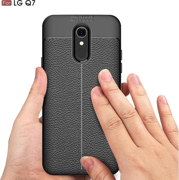 Immagine prodotto Screenguard LG Q7+ Custodia Design in pelle Copertura in TPU (LG Q7+)