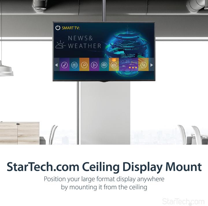 Produktbild StarTech TV Mount Ceiling Long Pole (Decke, 75", 50 kg)