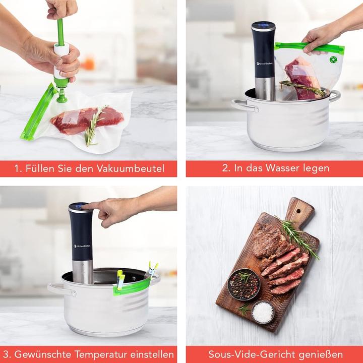 Actual product image KitchenBrothers Sous Vide Garer Set