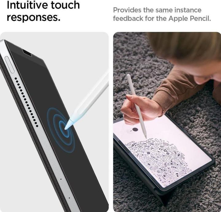 Actual product image Spigen Paper Touch iPad Pro 12.9" 2020/ 2021/2022 folia matowa AFL03000 (1 Piece, iPad Pro 12.9 2020 (4. Gen))
