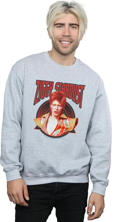 Immagine prodotto David Bowie Ziggy Stardust Boyfriend Fit Felpa Uomo (XL)