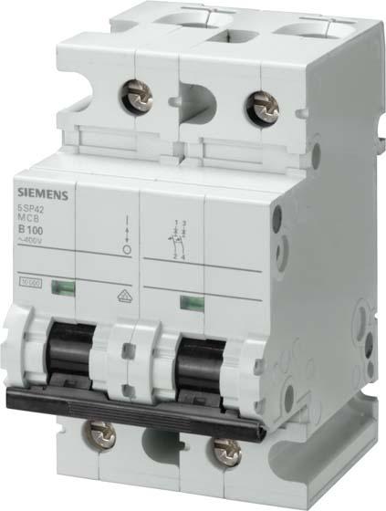 Produktbild Siemens Leitungsschutzschalter UC D 80A 2p 400V 5SP4280-8