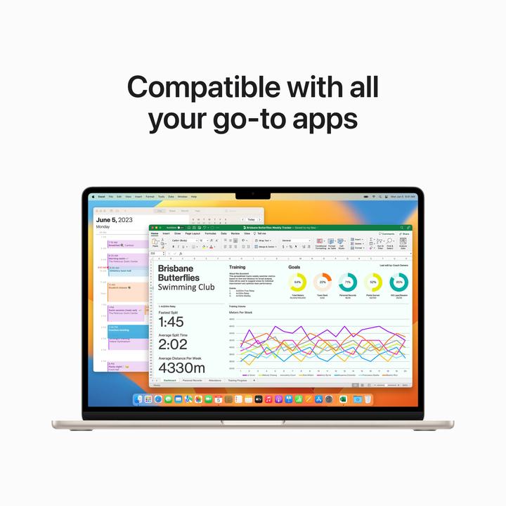 Produktbild Apple MacBook Air – 2023 (15", M2, 8 GB, 256 GB, CH)