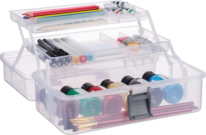 Produktbild Relaxdays Aufbewahrungsbox (33 x 19 x 14.5 cm, 9.10 l)