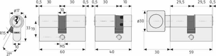 Produktbild Abus Profilzylinder E20NP (Profilzylinder)