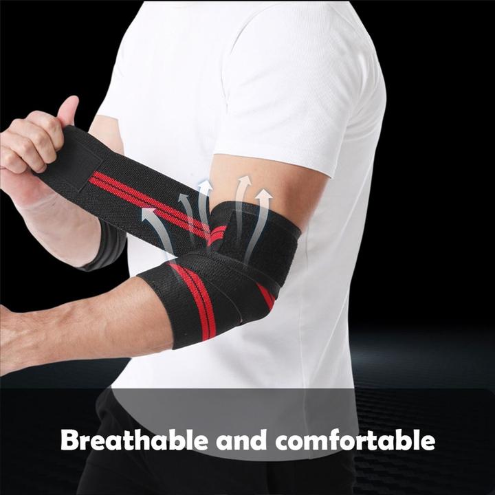 Produktbild König Design Ellenbogenbandage Klettverschluss Bandage Tennisarm Golferarm Armbandage 120 cm
