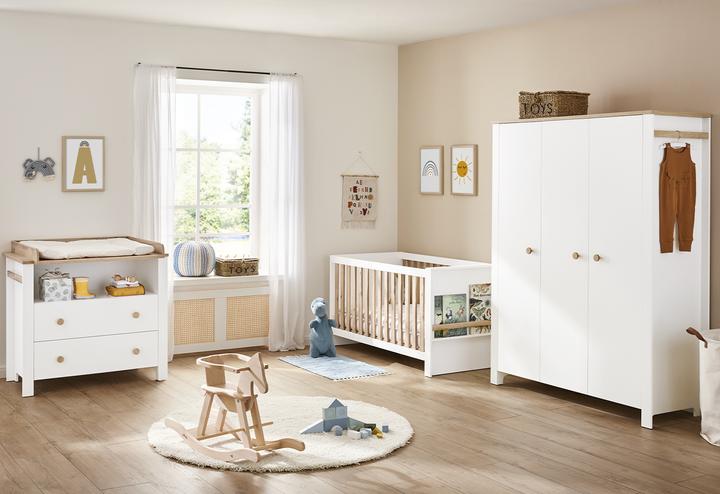 Produktbild Pinolino Kinderzimmer-Set „Lova” breit gross, 3-tlg. (Kinderkleiderschrank)