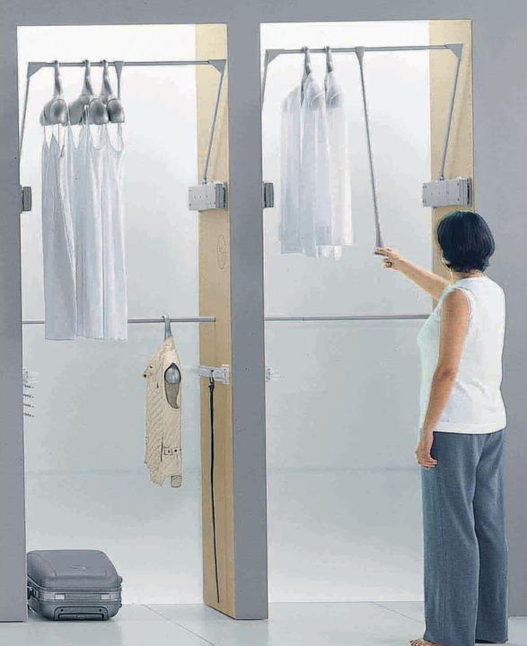 Actual product image Servetto Clothes lift Super Pro 1100mm plastic/steel grey (1 pcs.)
