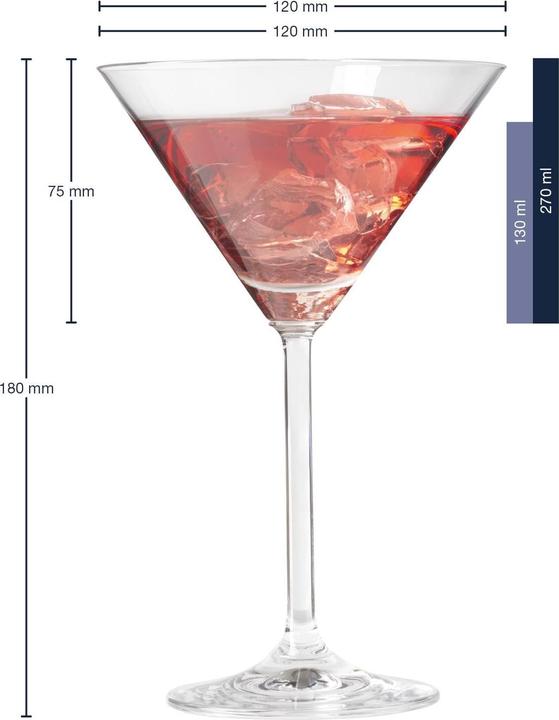 Produktbild Leonardo Daily (2.70 dl, 6 x, Martini Gläser)