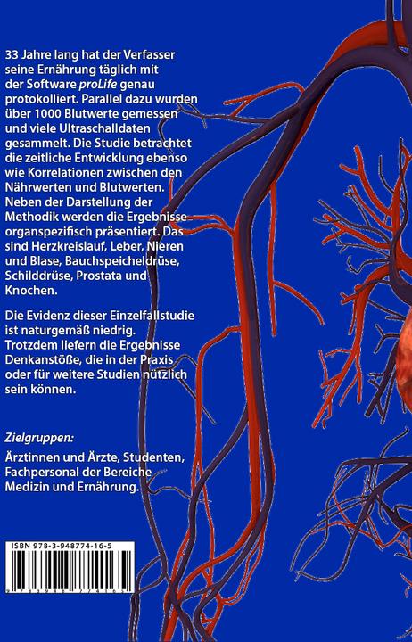 Produktbild Ernährungsmedizinische Einzelfall-Langzeitstudie (Deutsch, Erik Wischnewski, 2024)