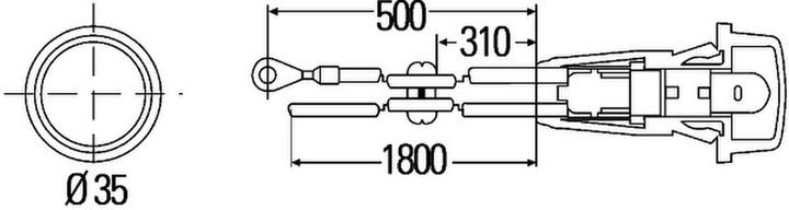 Actual product image Hella Side-mounted auxiliary indicator light bulb technology for OPEL VECTRA