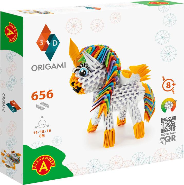 Produktbild Selecta Spielzeug ORIGAMI 3D - Einhorn, 656 Teile
