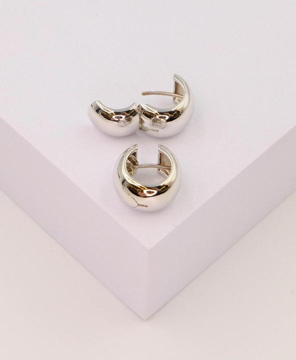 Produktbild Muau Creolen (Gelbgold, Weissgold, Rotgold oder Silber)