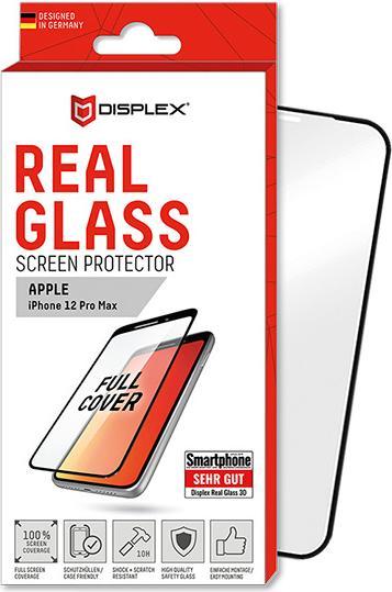 Produktbild Displex Real Glass, Full Cover Panzerglas (1 Stück, Apple iPhone 12 Pro Max)